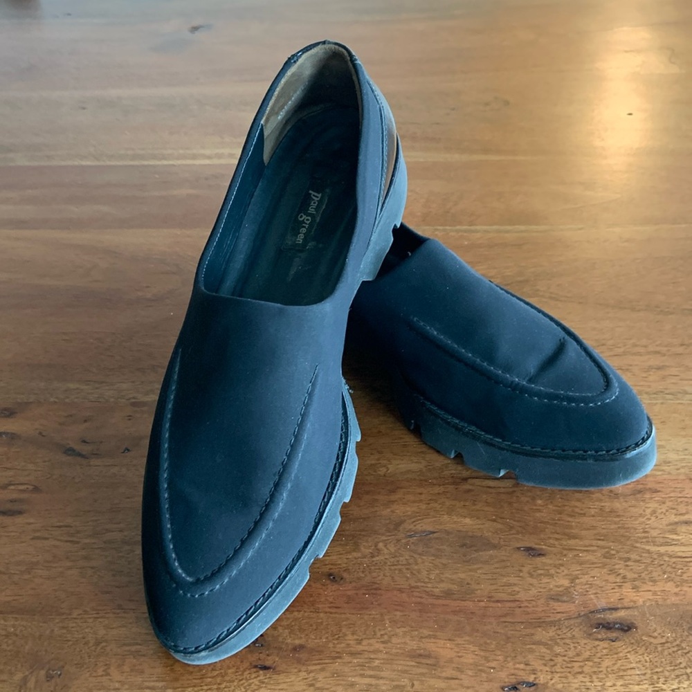Women’s Black Paul Green Loafers Sz 7.5